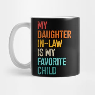 Daughter In-Law Favorite Child For Father In-Law Fathers Day Mug